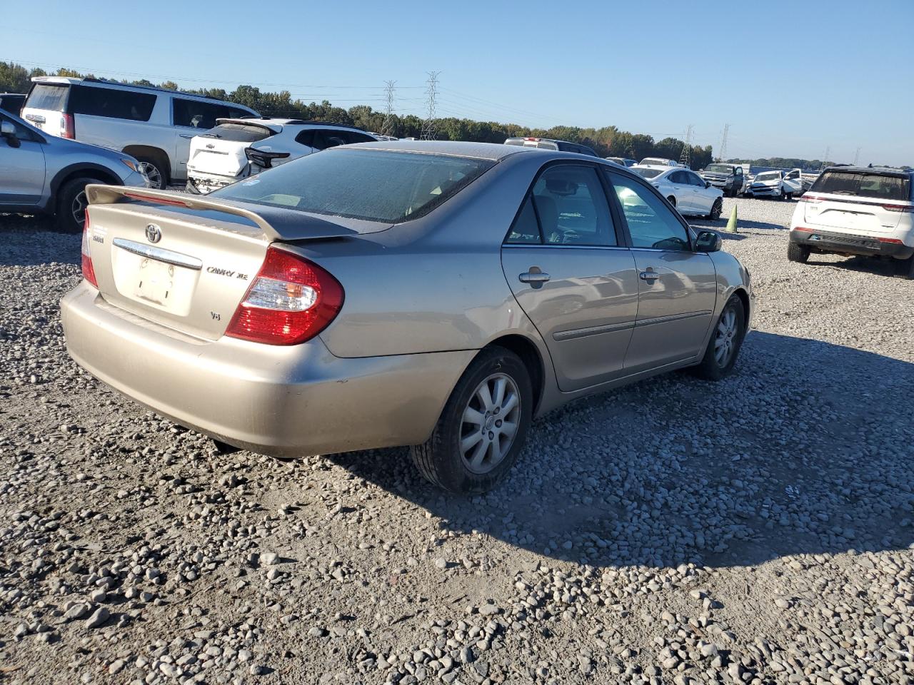 2002 Toyota Camry VIN 4T1BF30K02U539185 Copart auction photo, side damage thumbnail 4