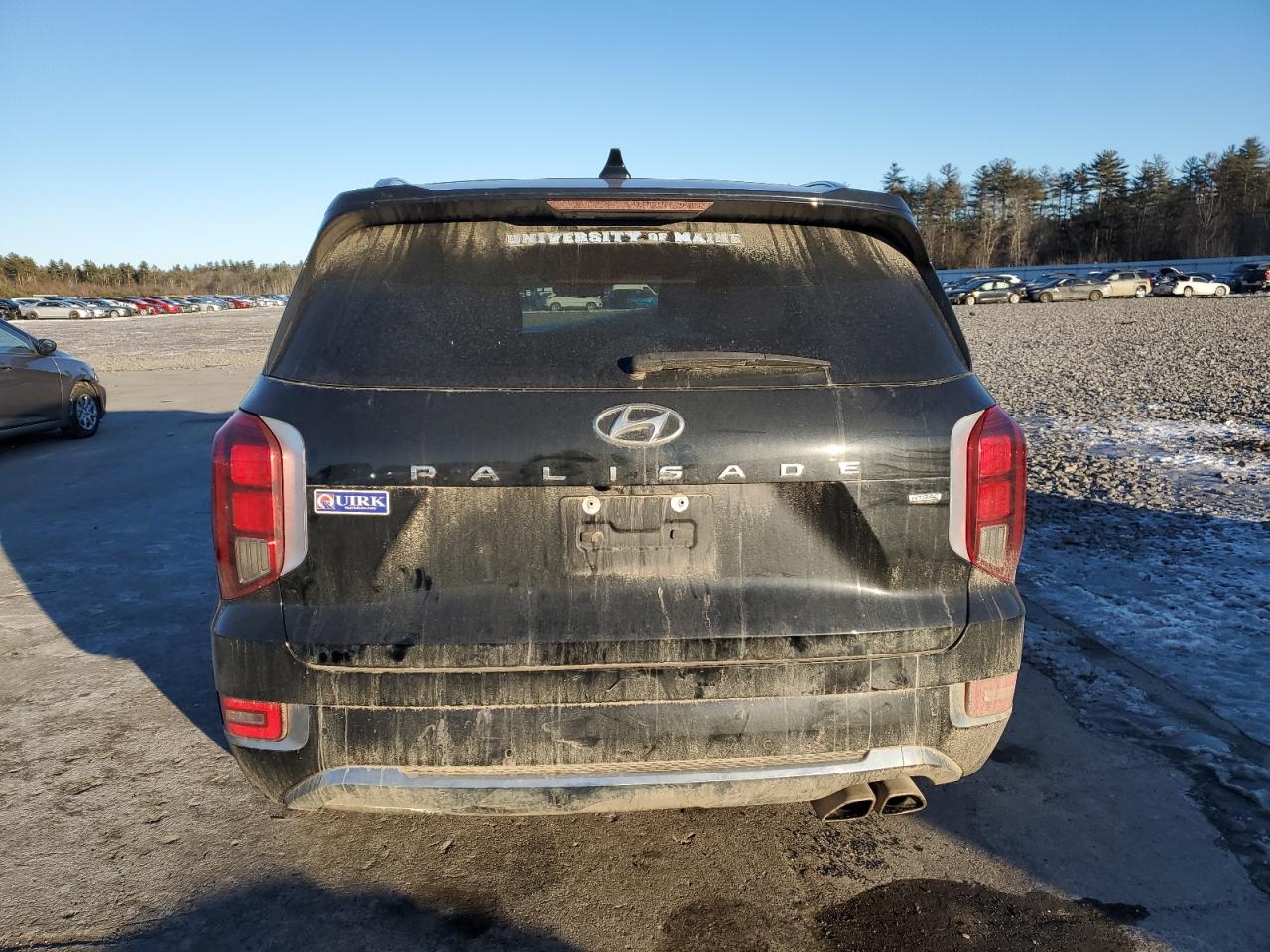 2020 Hyundai Palisade VIN KM8R5DHE7LU155315 Copart auction photo, front end / side damage thumbnail 6