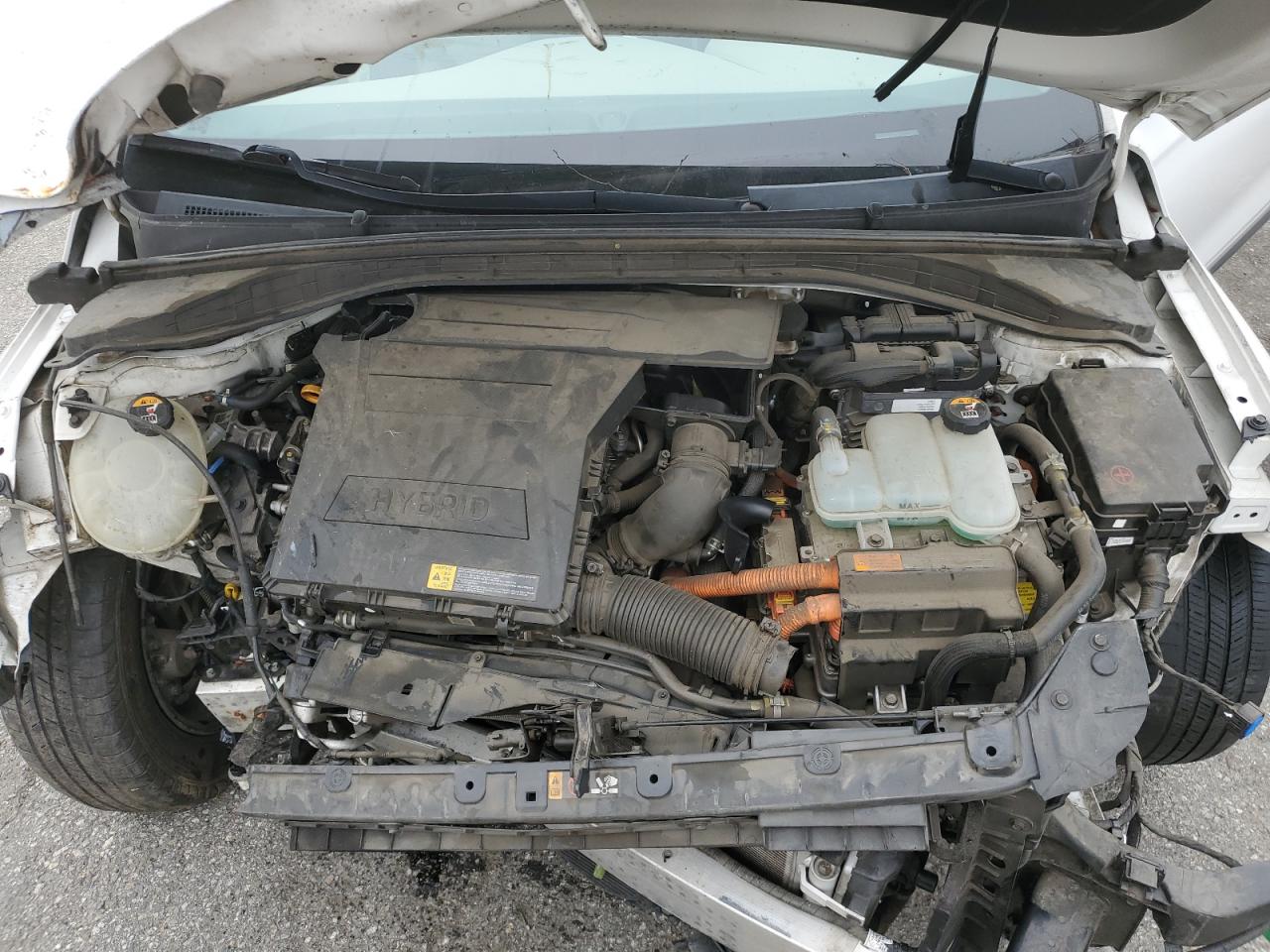 2017 Hyundai IONIQ VIN KMHC75LC5HU057077 Copart auction photo, front end / side damage thumbnail 13