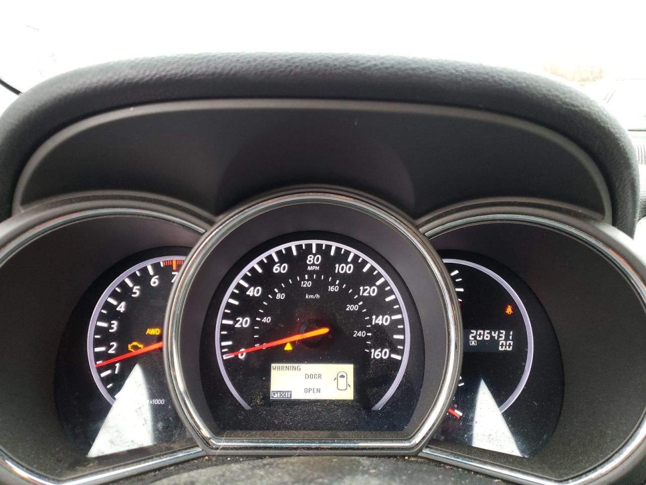 2012 Nissan Murano VIN JN8AZ1MW7CW212267 Copart auction photo, mechanical / minor dent/scratches damage thumbnail 9