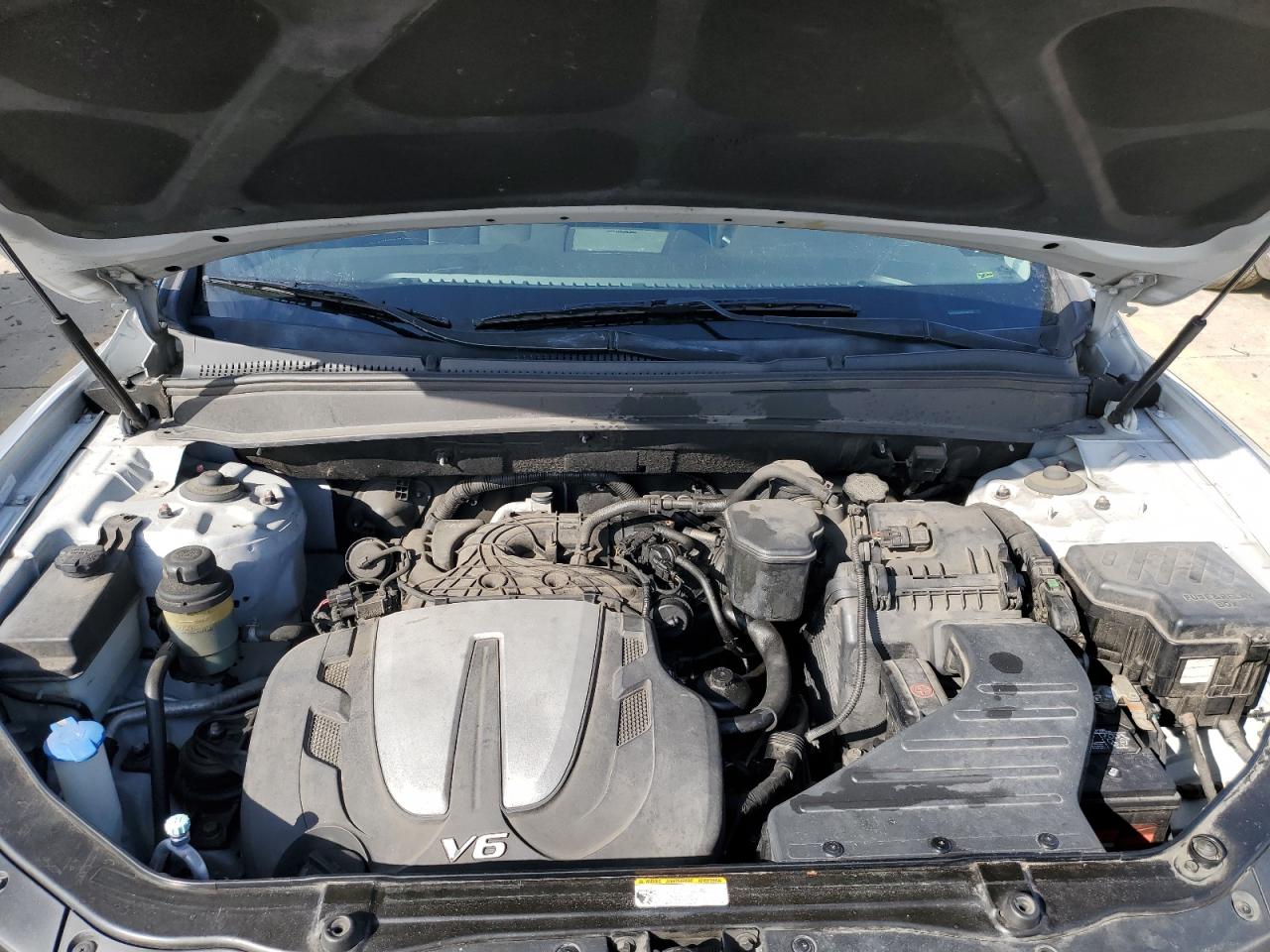 2012 Hyundai Santa Fe VIN 5XYZK4AG6CG134613 Copart auction photo, all over damage thumbnail 12