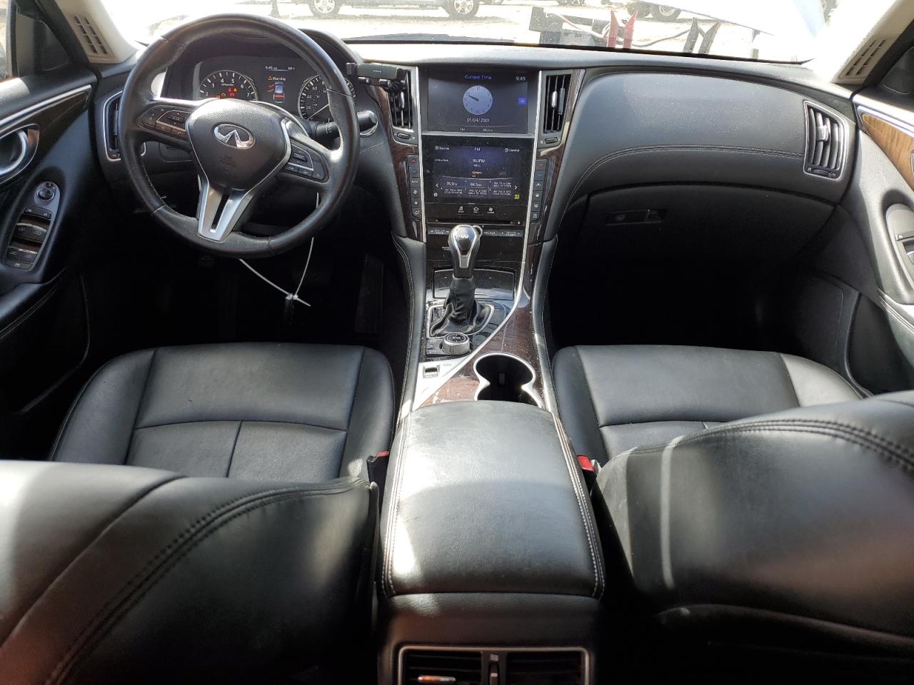 2018 Infiniti Q50 VIN JN1EV7AR2JM442739 Copart auction photo, undercarriage / all over damage thumbnail 8