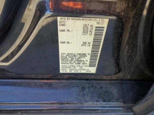 2017 Nissan Altima VIN 1N4AL3AP8HC281750 Copart auction photo, rear end damage thumbnail 12