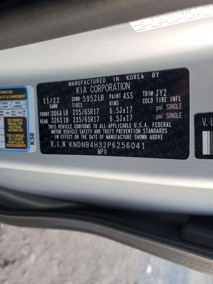 2023 KIA Carnival VIN KNDNB4H32P6256041 Copart auction photo, rear end / side damage thumbnail 15