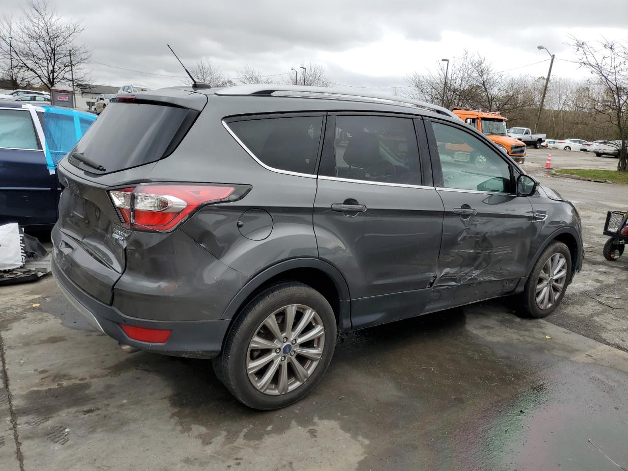 2017 Ford Escape VIN 1FMCU9JD2HUB57553 Copart auction photo, all over / mechanical damage thumbnail 3