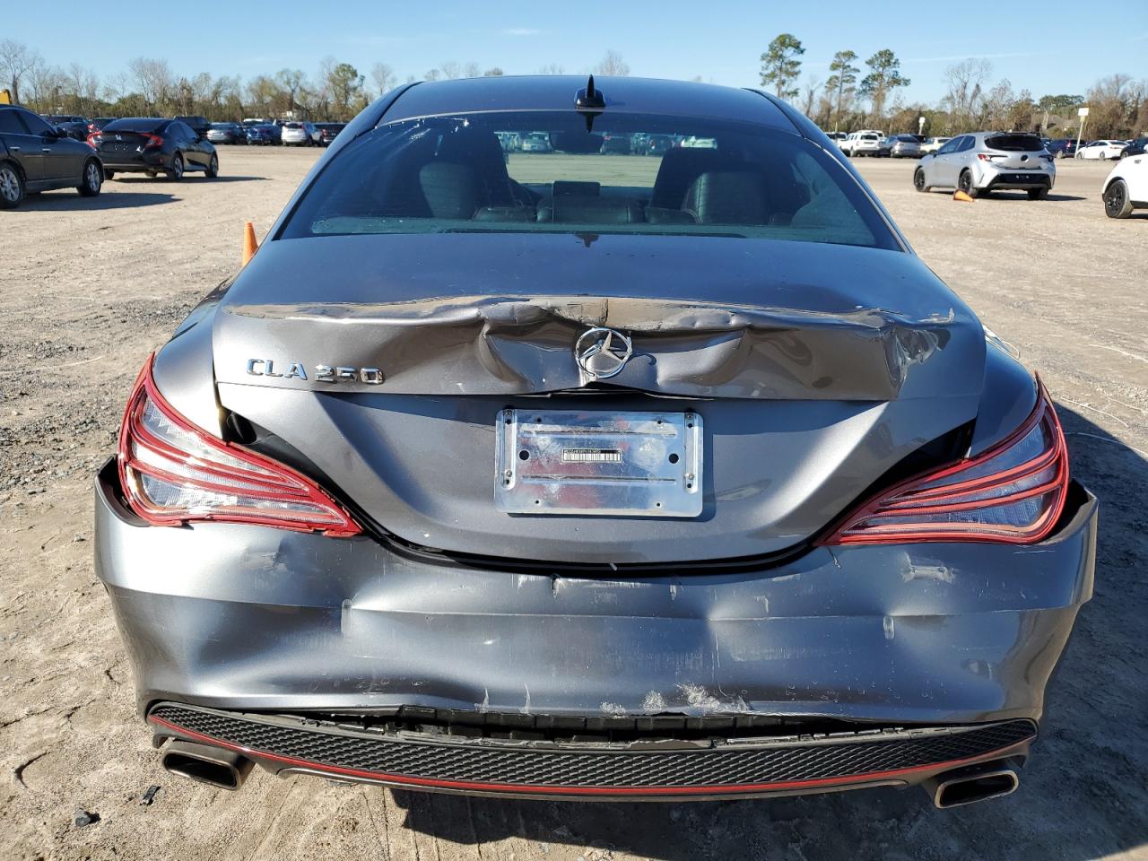 2015 Mercedes-Benz CLA-klasse VIN WDDSJ4EBXFN183853 Copart auction photo, rear end damage thumbnail 6