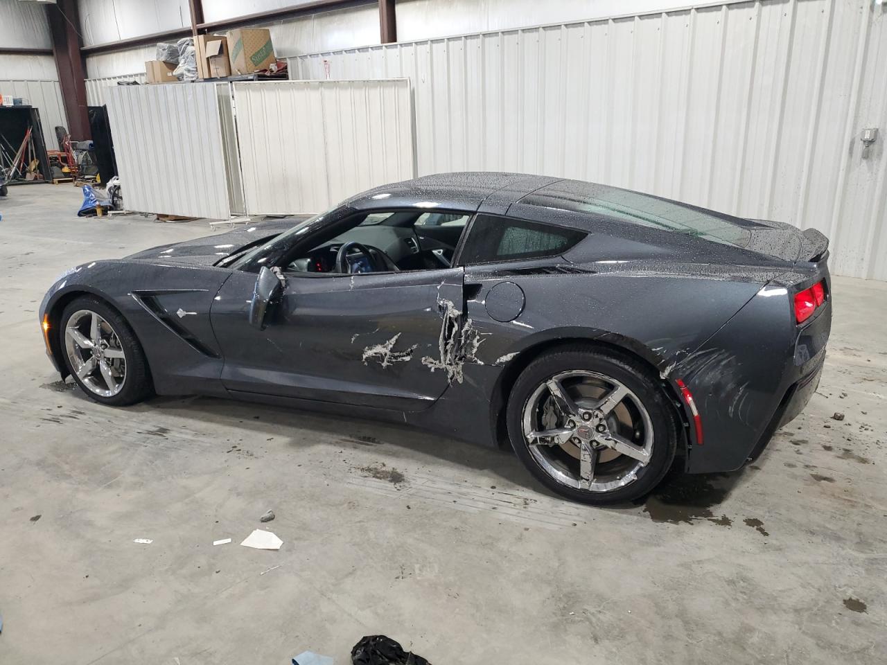 2014 Chevrolet Corvette VIN 1G1YD2D73E5116676 Copart auction photo, side / rear end damage thumbnail 2