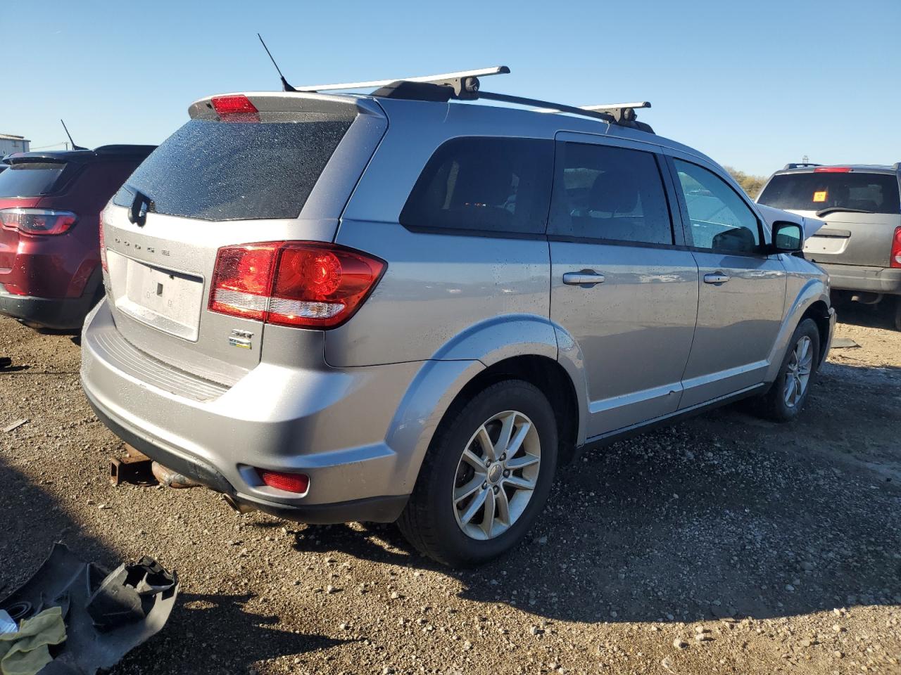 2015 Dodge Journey VIN 3C4PDCBG7FT577084 Copart auction photo, front end / rear end damage thumbnail 3