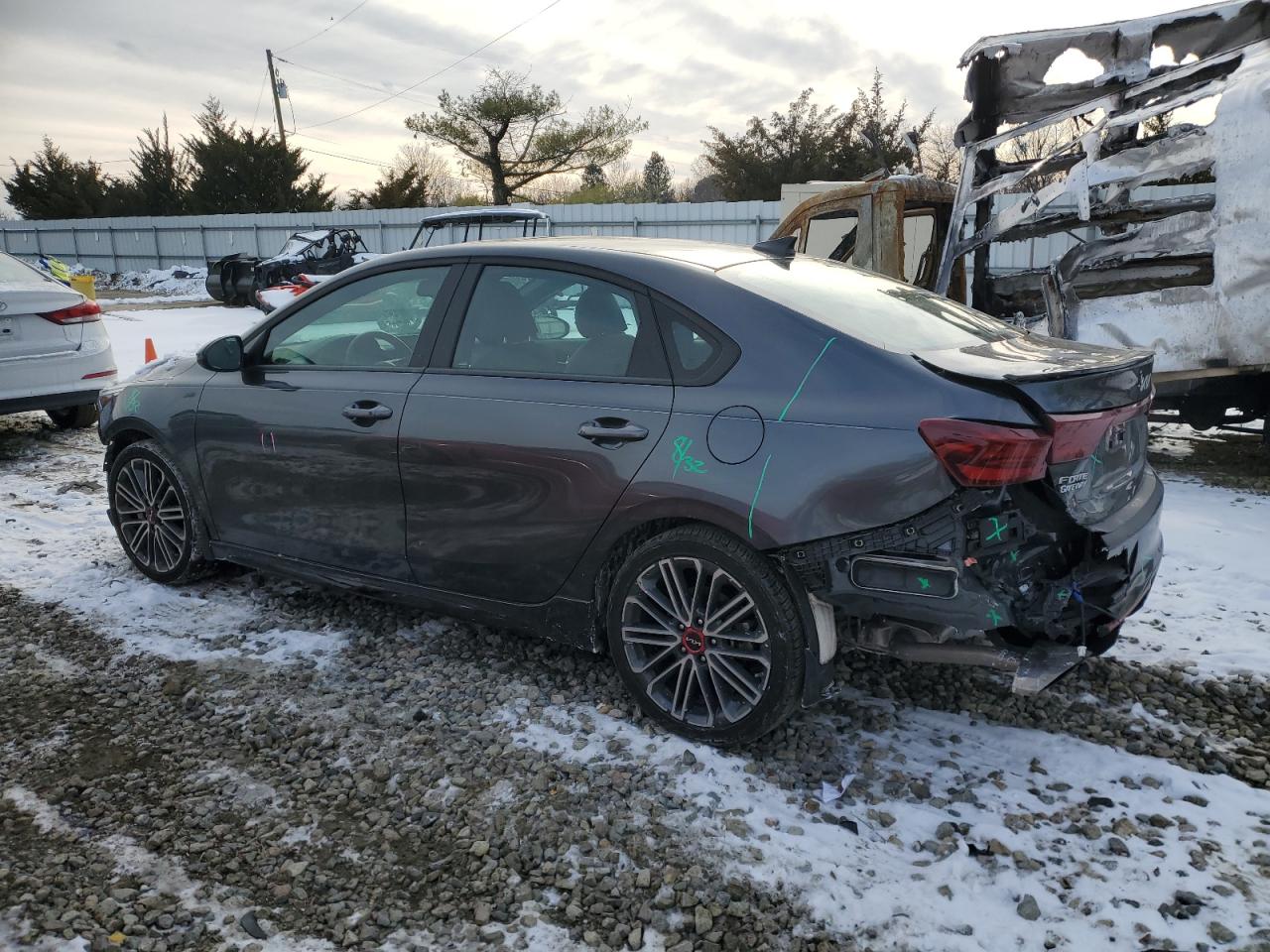 2024 KIA Forte VIN 3KPF44AC3RE748650 Copart auction photo, front end / rear end damage thumbnail 2
