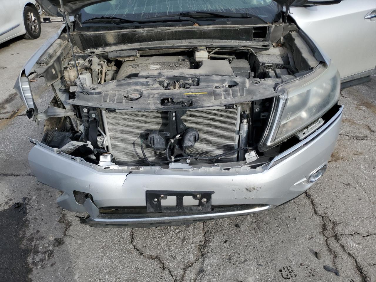 2014 Nissan Pathfinder VIN 5N1AR2MM1EC637600 Copart auction photo, front end damage thumbnail 12