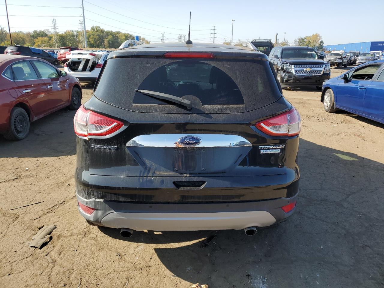 2015 Ford Escape VIN 1FMCU0JX9FUB79908 Copart auction photo, front end damage thumbnail 4