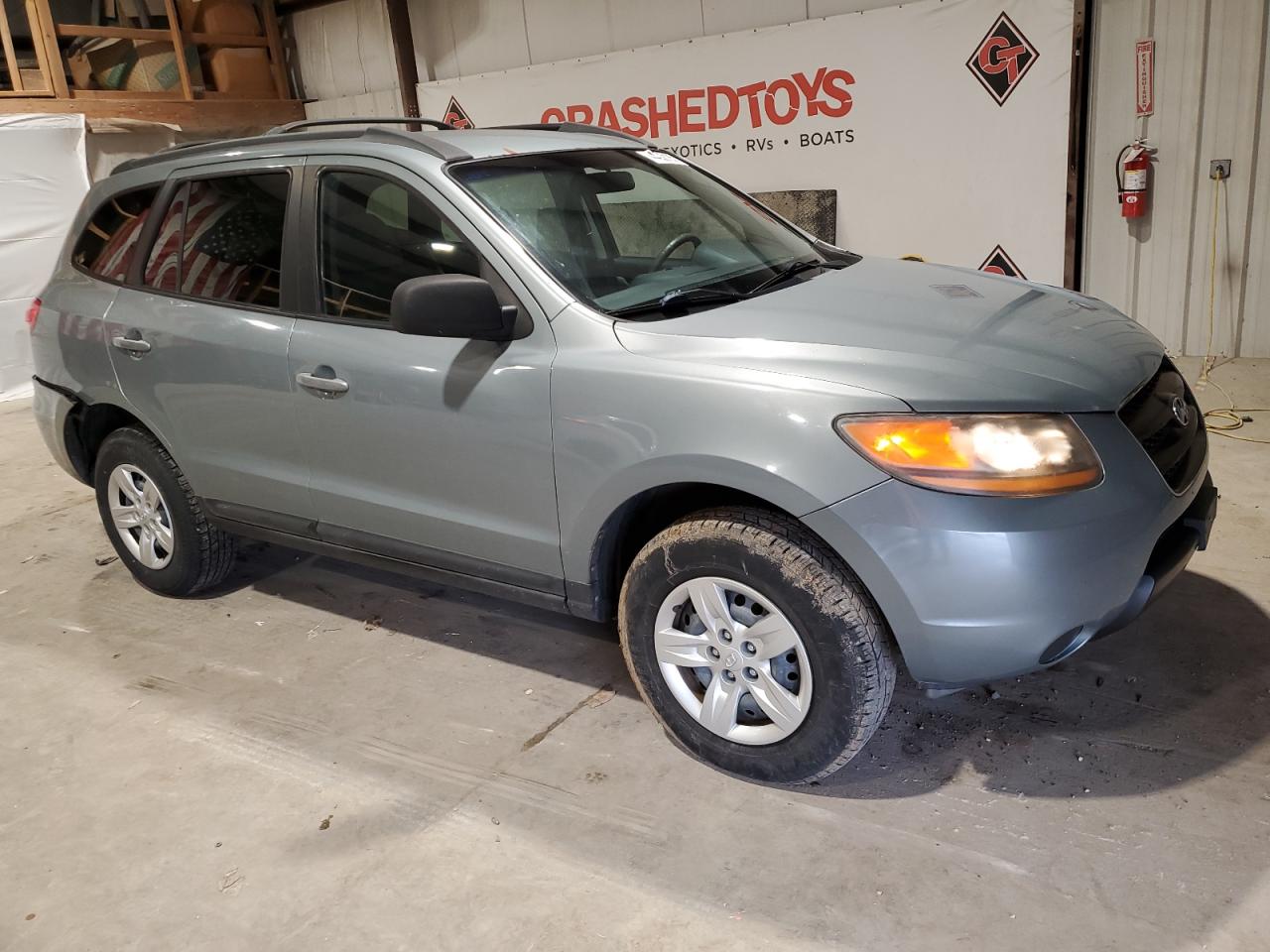 2009 Hyundai Santa Fe VIN 5NMSG73D59H265182 Copart auction photo, rear end damage thumbnail 4