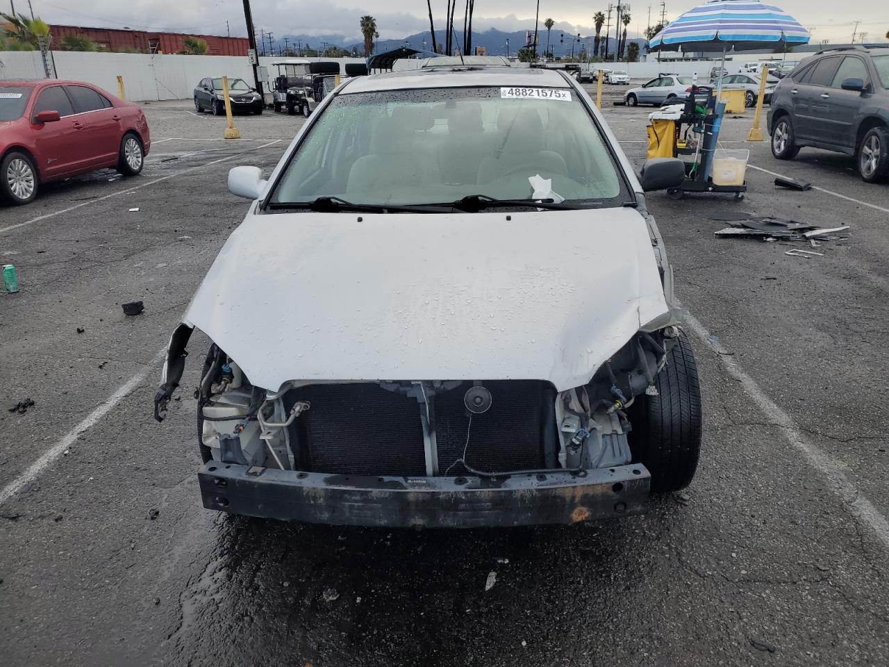 2008 Toyota Corolla VIN 2T1BR32E98C875586 Copart auction photo, front end damage thumbnail 5