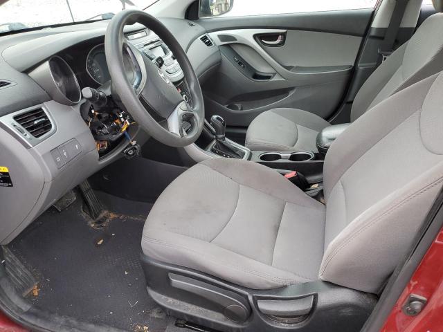 2014 Hyundai Elantra VIN 5NPDH4AE9EH540016 Copart auction photo, front end / vandalism damage thumbnail 7