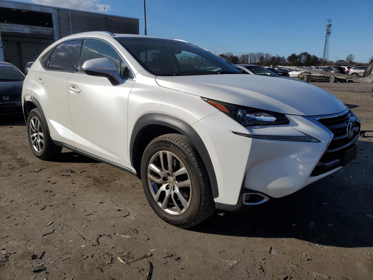 2015 Lexus NX VIN JTJBARBZ4F2004794 Copart auction photo, rear end / minor dent/scratches damage thumbnail 4