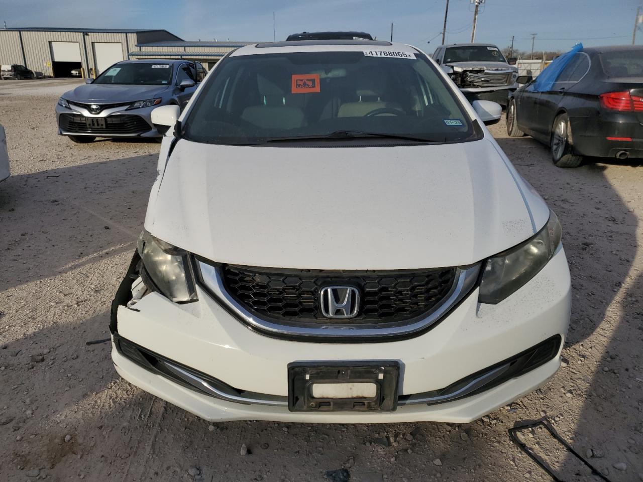 2015 Honda Civic VIN 19XFB2F86FE024056 Copart auction photo, front end damage thumbnail 5