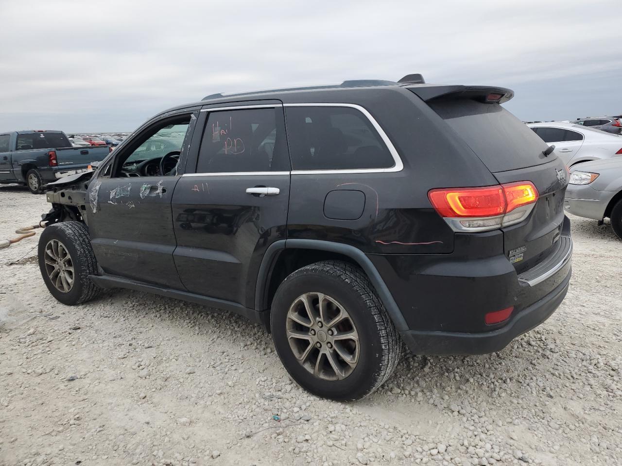 2015 Jeep Grand Cherokee VIN 1C4RJEBG4FC217537 Copart auction photo, all over damage thumbnail 2