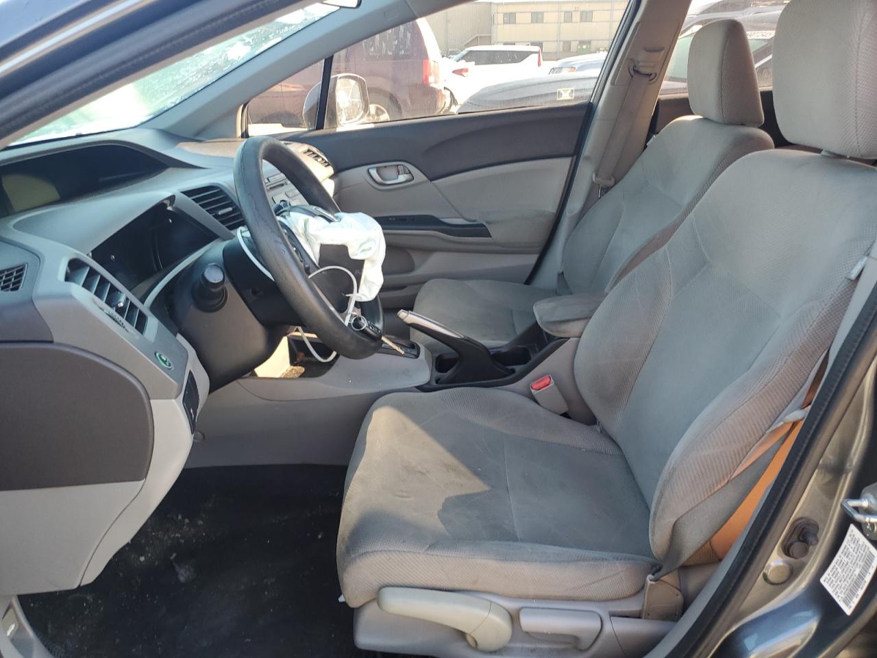2012 Honda Civic VIN 19XFB2F50CE094119 Copart auction photo, front end / side damage thumbnail 7
