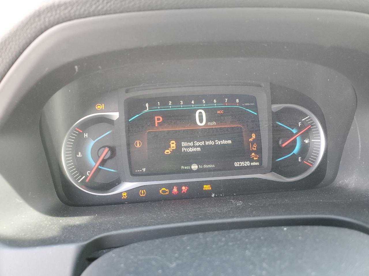 2021 Honda Passport VIN 5FNYF8H96MB018724 Copart auction photo, front end / side damage thumbnail 9