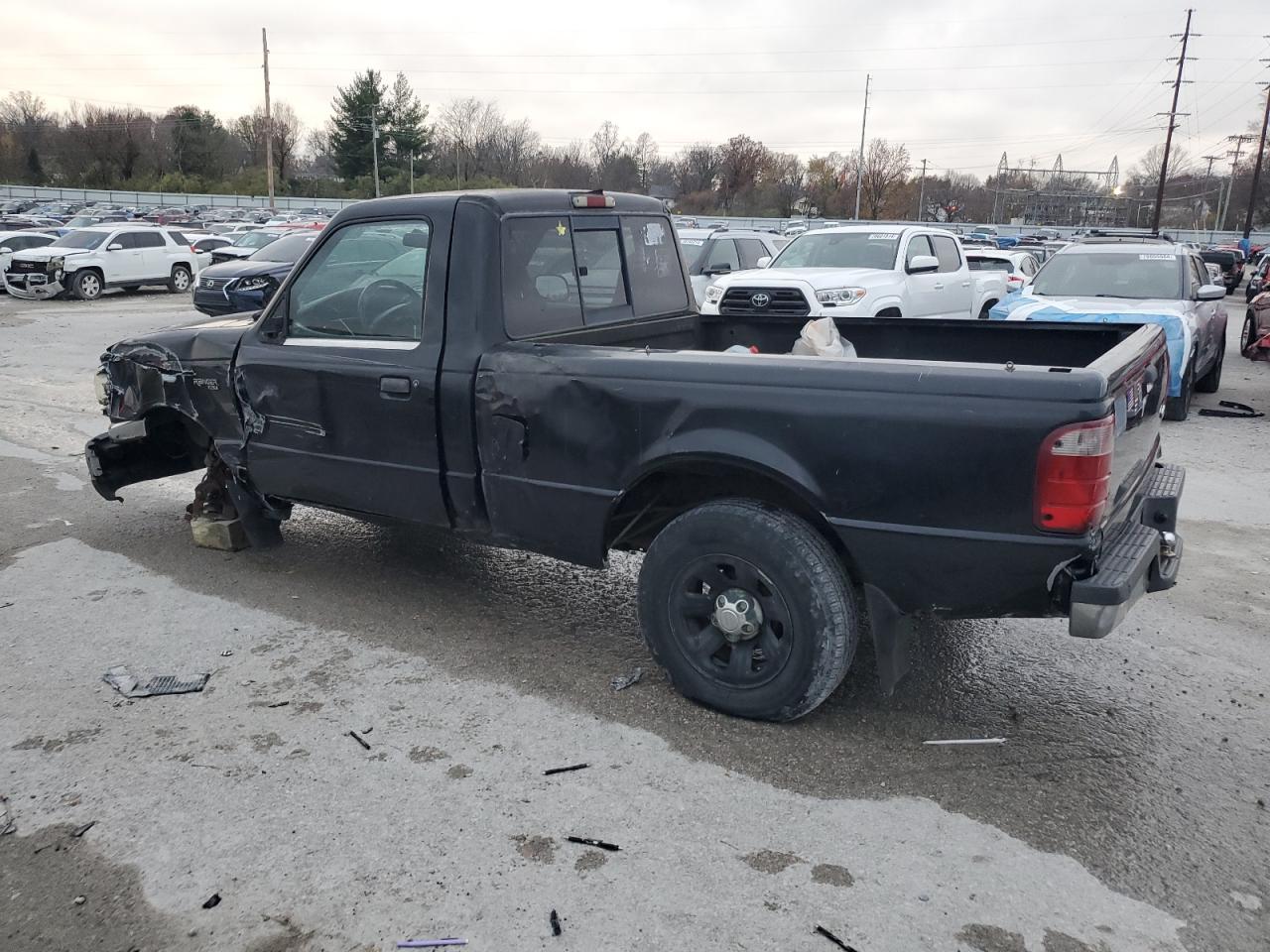 2002 Ford Ranger VIN 1FTYR10D02TA57298 Copart auction photo, front end / side damage thumbnail 2