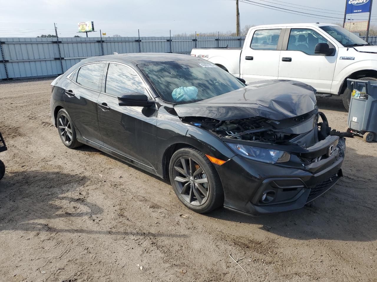 2021 Honda Civic VIN SHHFK7H6XMU232889 Copart auction photo, front end damage thumbnail 4