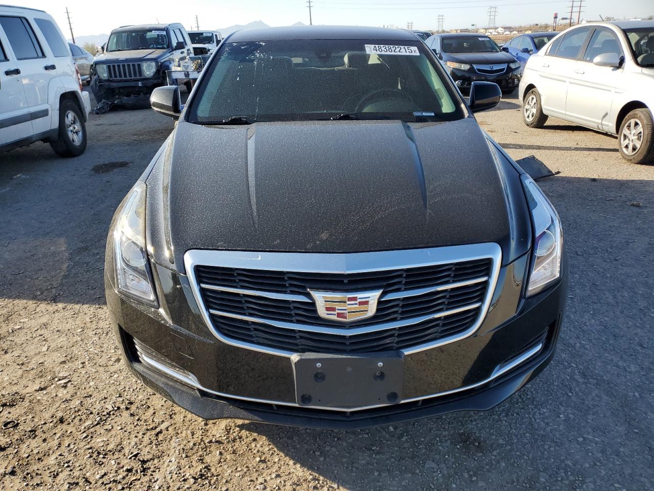 2017 Cadillac ATS VIN 1G6AA5RXXH0162604 Copart auction photo, rear end / frame damage damage thumbnail 5