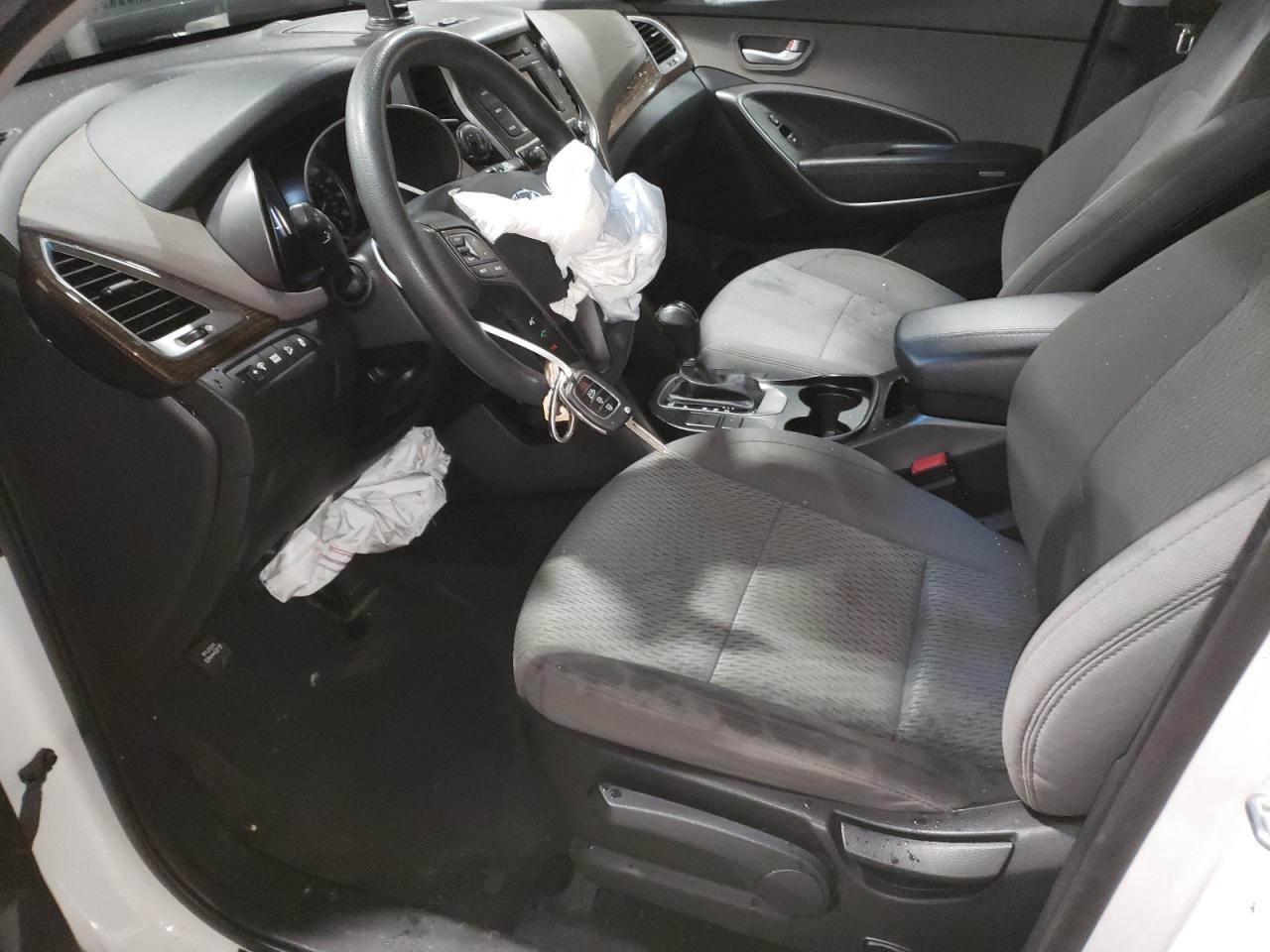 2017 Hyundai Santa Fe VIN 5NMZT3LB0HH022718 Copart auction photo, front end damage thumbnail 7