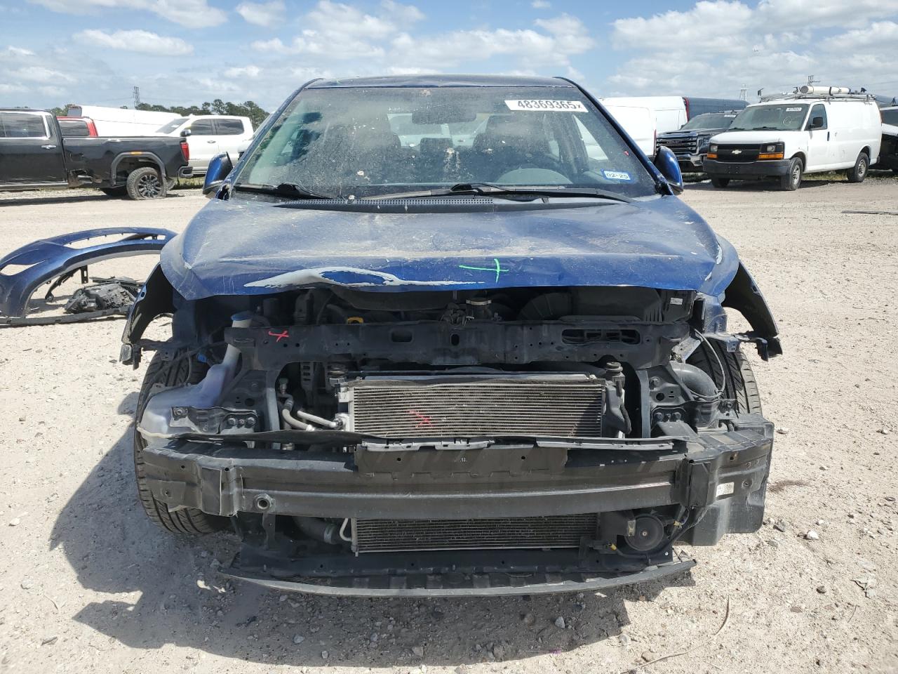 2016 Hyundai Accent VIN KMHCT4AE0GU082283 Copart auction photo, front end / side damage thumbnail 5