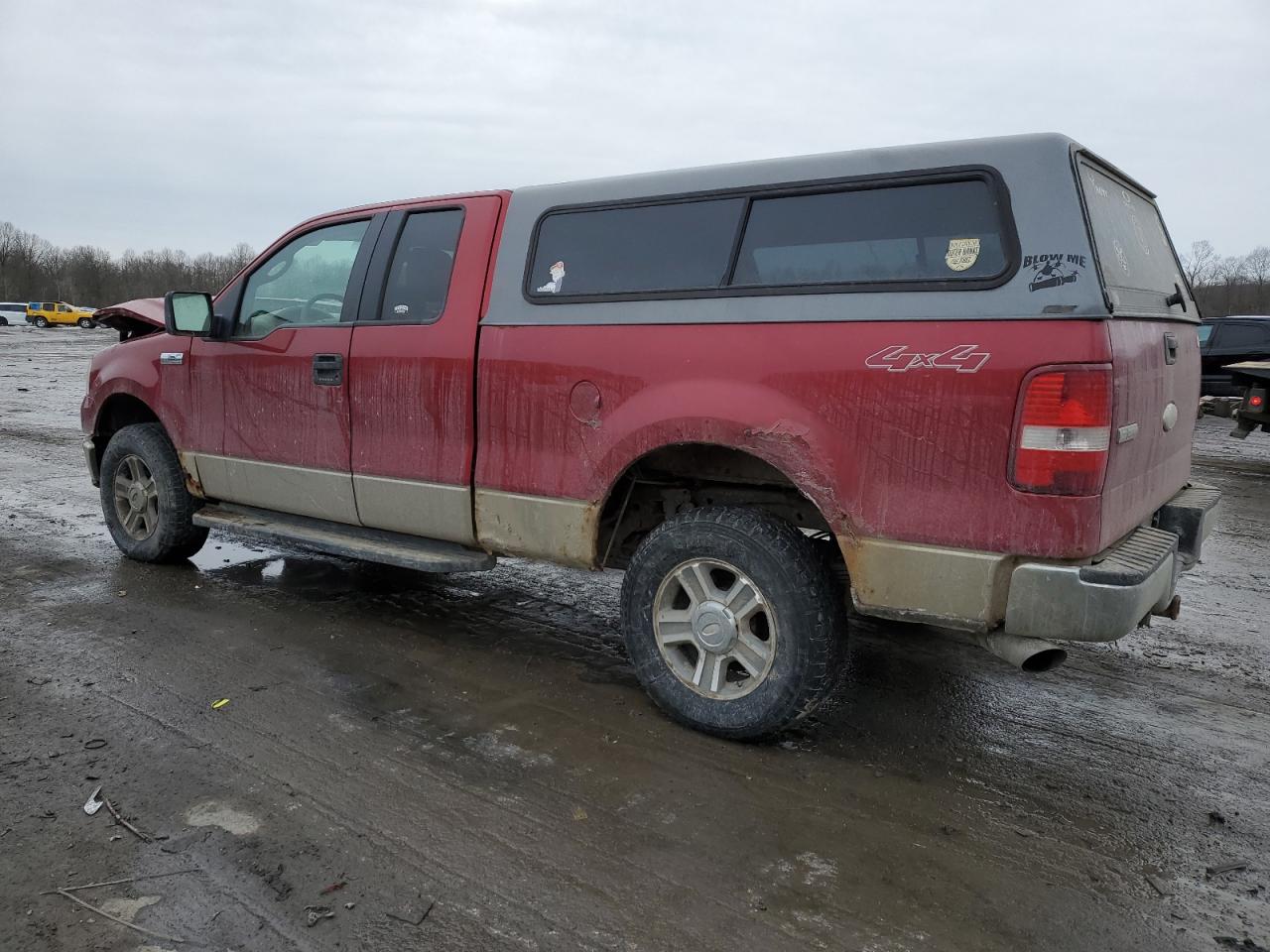 2007 Ford F-150 VIN 1FTPX14V77FB78260 Copart auction photo, front end / side damage thumbnail 2