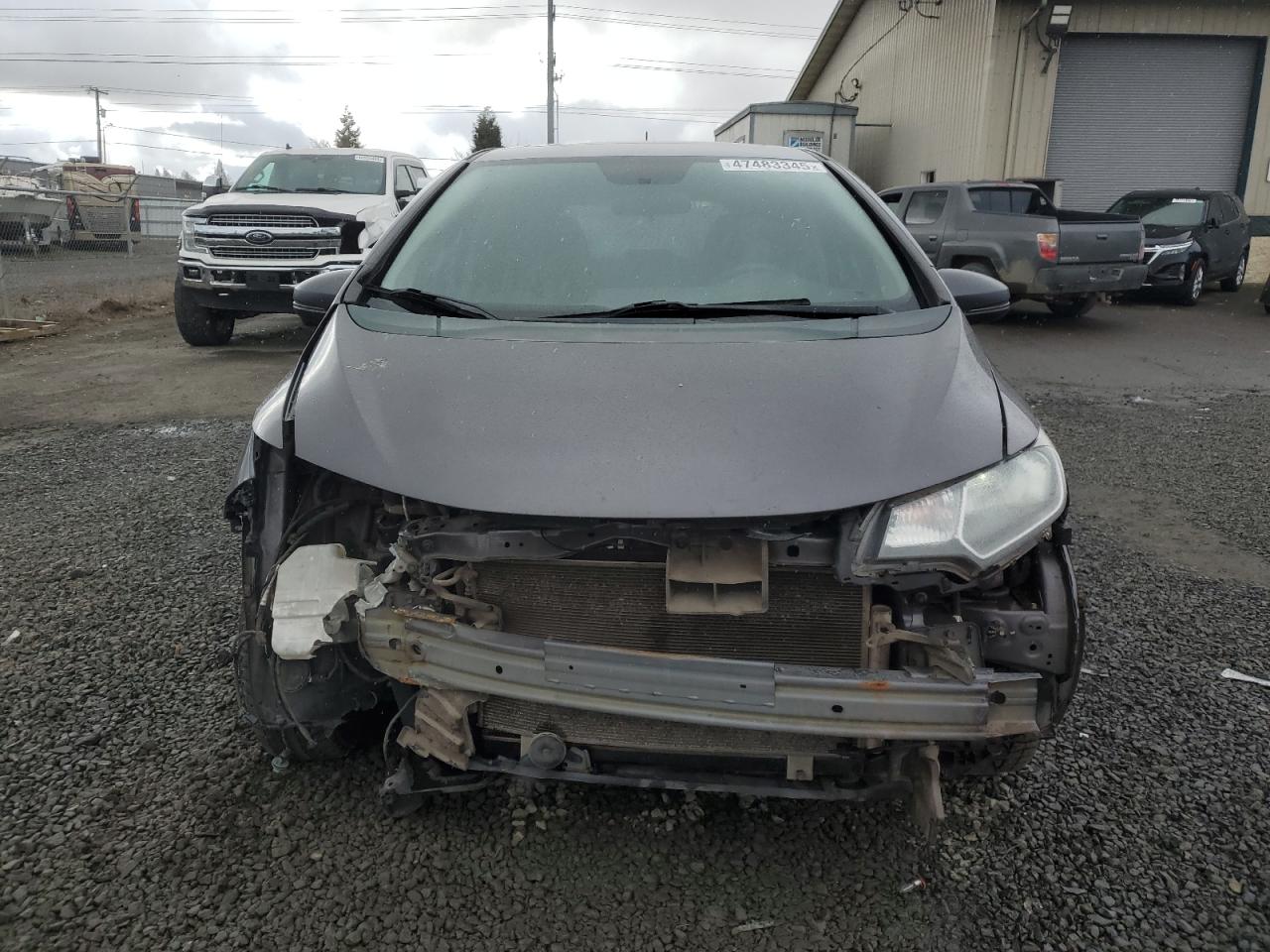 2015 Honda Fit VIN 3HGGK5G85FM762345 Copart auction photo, front end damage thumbnail 5