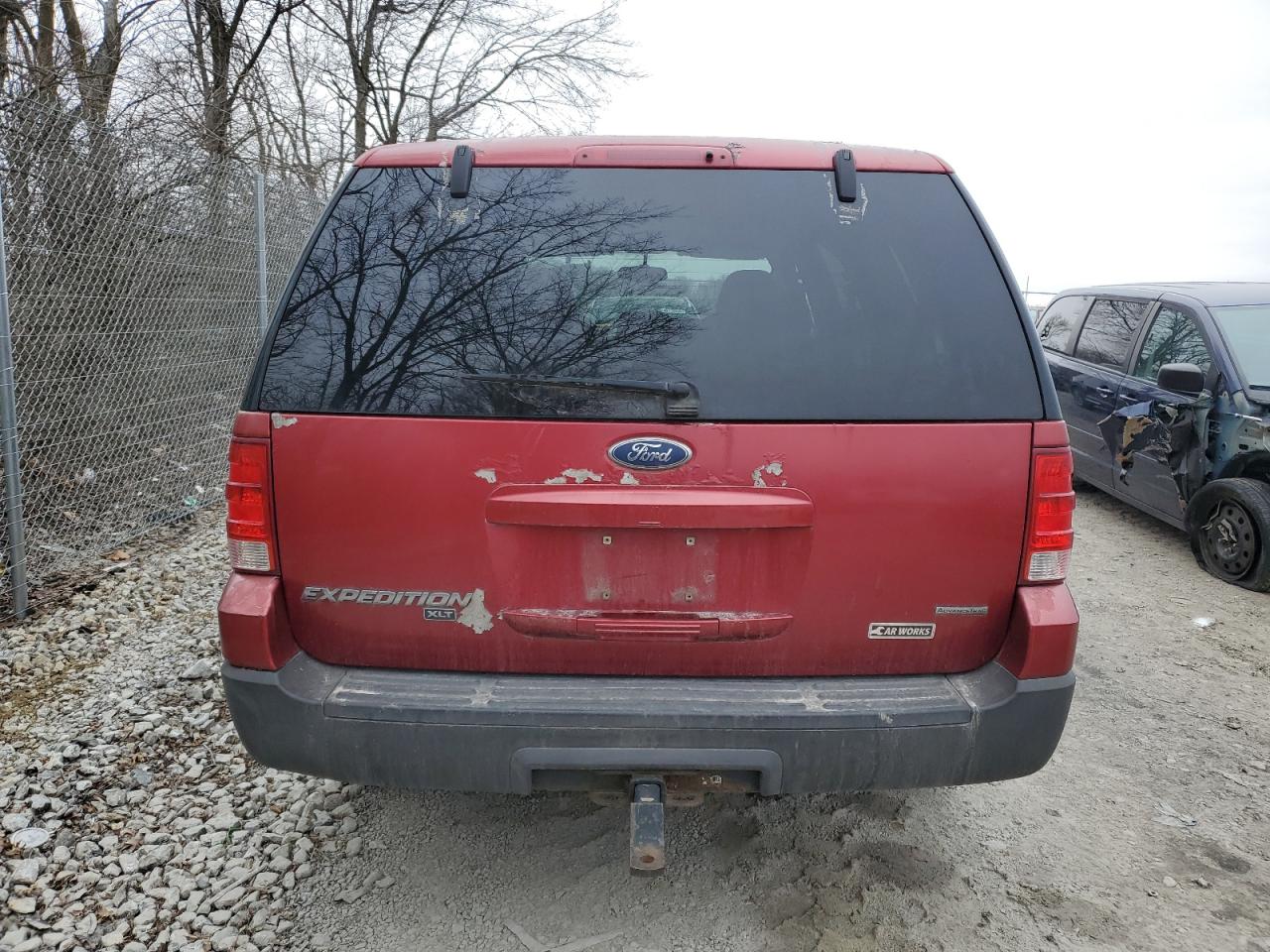 2004 Ford Expedition VIN 1FMPU16L34LB69214 Copart auction photo, front end / side damage thumbnail 6