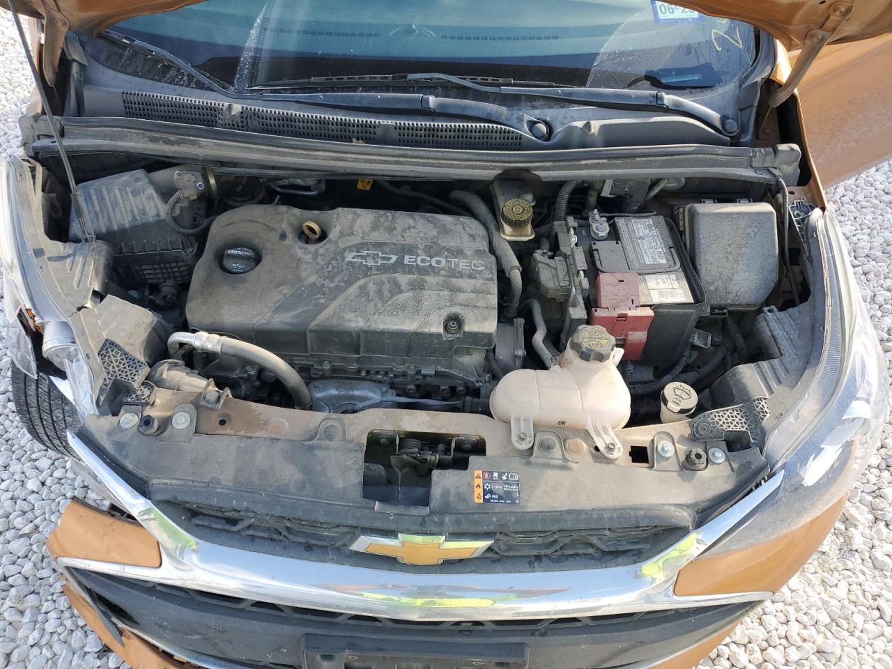 2019 Chevrolet Spark VIN KL8CB6SA7KC808775 Copart auction photo, side / front end damage thumbnail 11