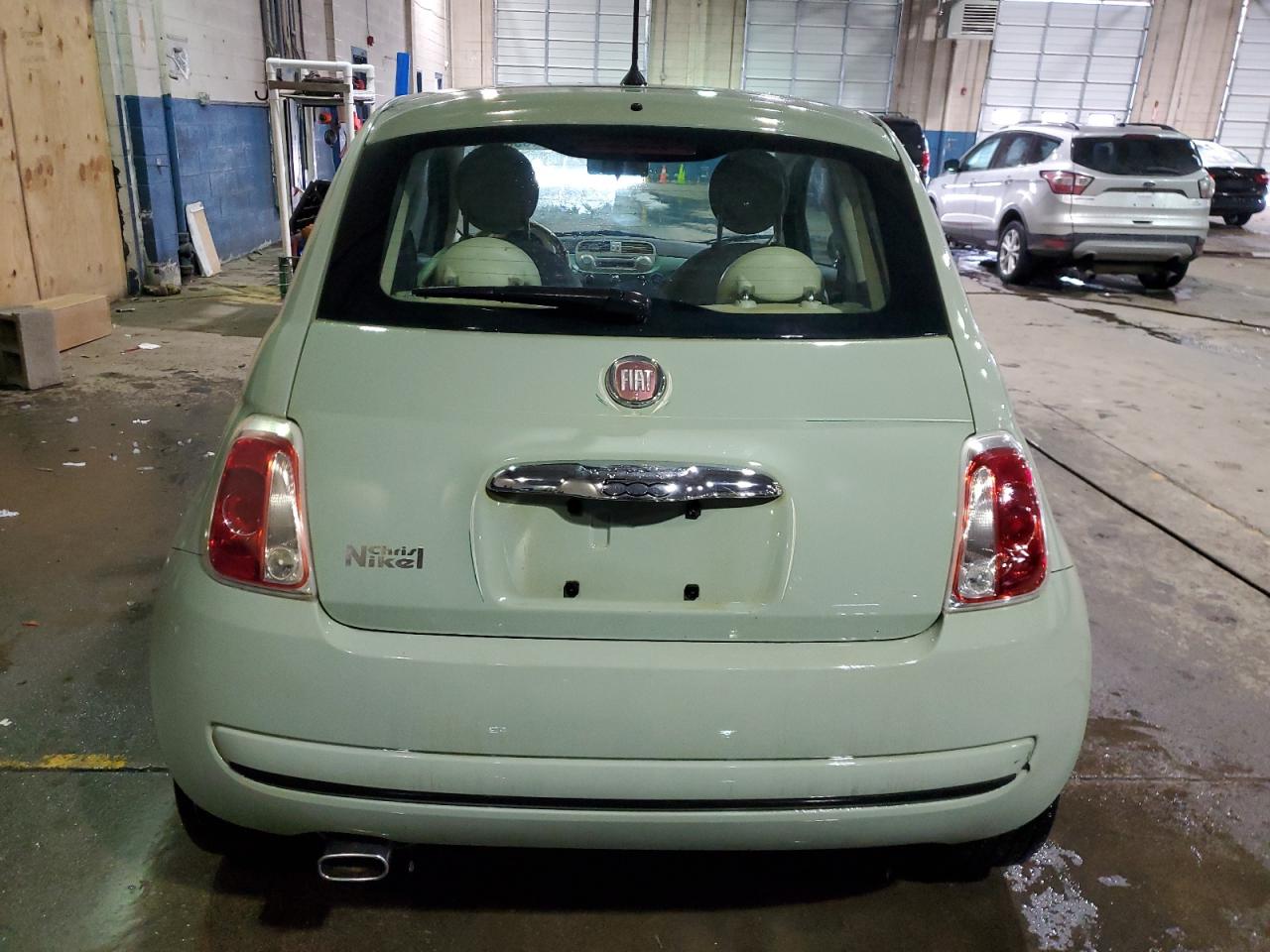 2012 Fiat 500 VIN 3C3CFFAR1CT303621 Copart auction photo, side / front end damage thumbnail 6