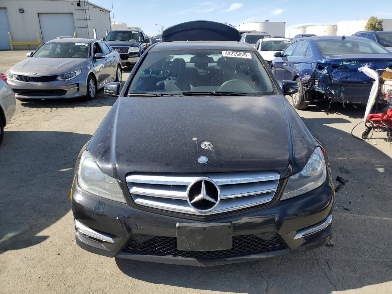2013 Mercedes-Benz C-klasse VIN WDDGF4HB4DR244607 Copart auction photo, rear end damage thumbnail 5
