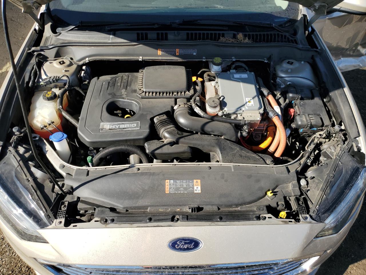 2018 Ford Fusion VIN 3FA6P0LU6JR187546 Copart auction photo, side damage thumbnail 11