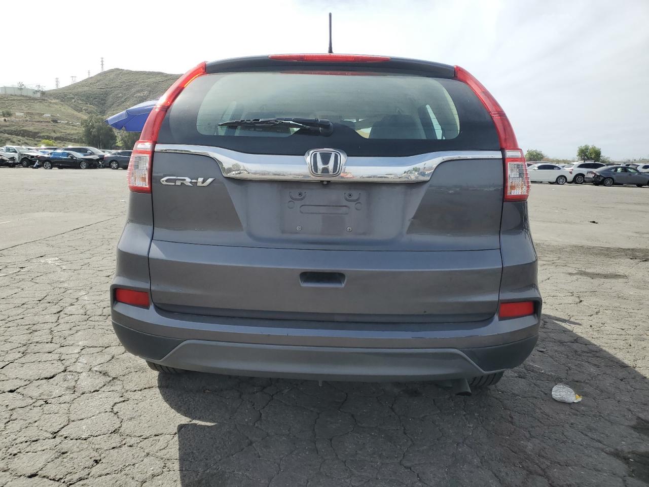 2015 Honda CR-V VIN 3CZRM3H3XFG708959 Copart auction photo, front end / side damage thumbnail 6