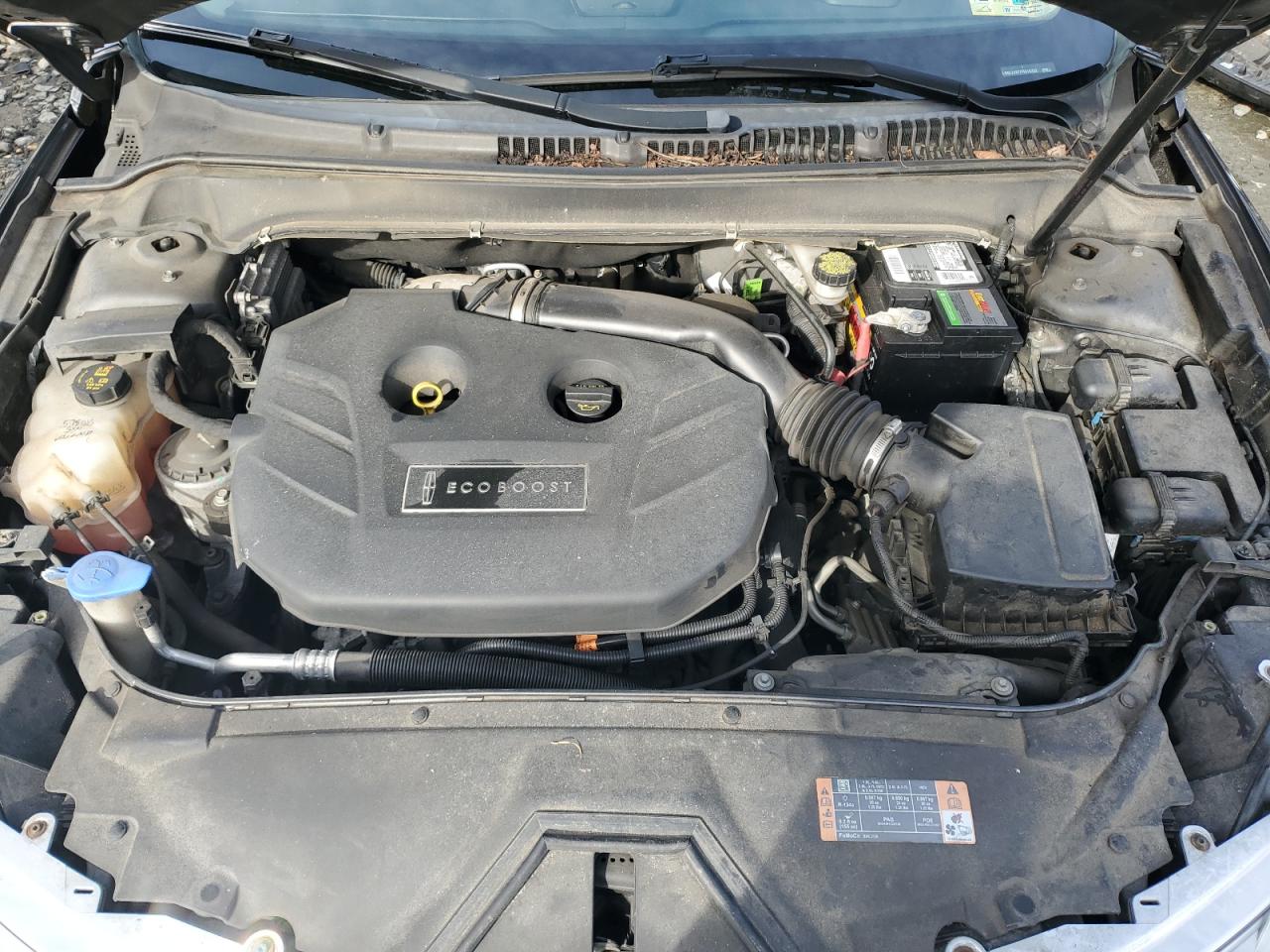 2015 Lincoln MKZ VIN 3LN6L2J97FR618253 Copart auction photo, all over damage thumbnail 11