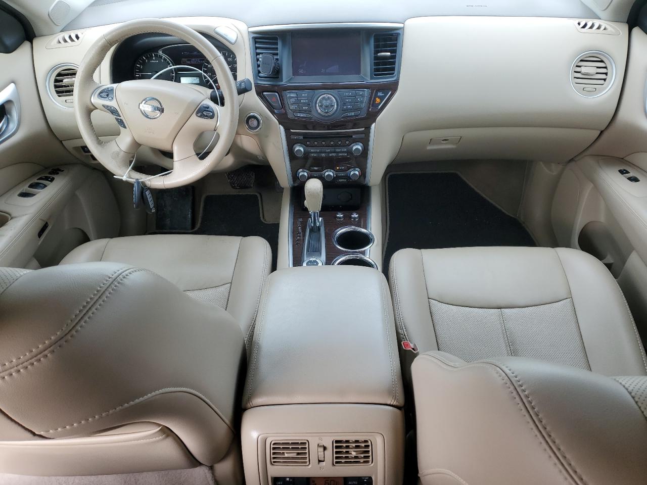 2014 Nissan Pathfinder VIN 5N1AR2MM0EC723478 Copart auction photo, front end / side damage thumbnail 8