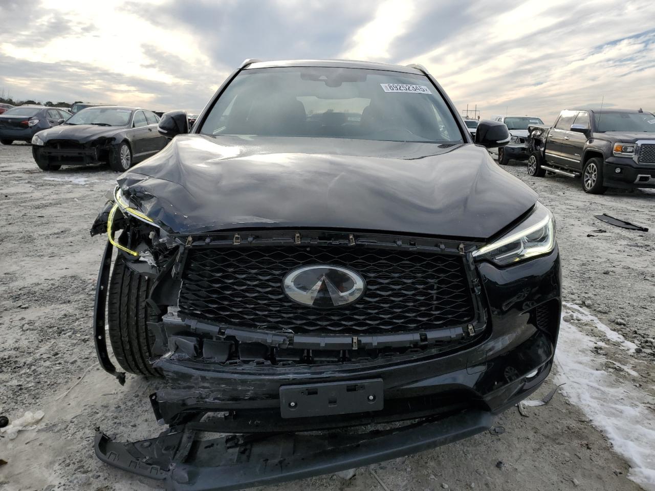 2021 Infiniti QX50 VIN 3PCAJ5BAXMF102515 Copart auction photo, front end damage thumbnail 5