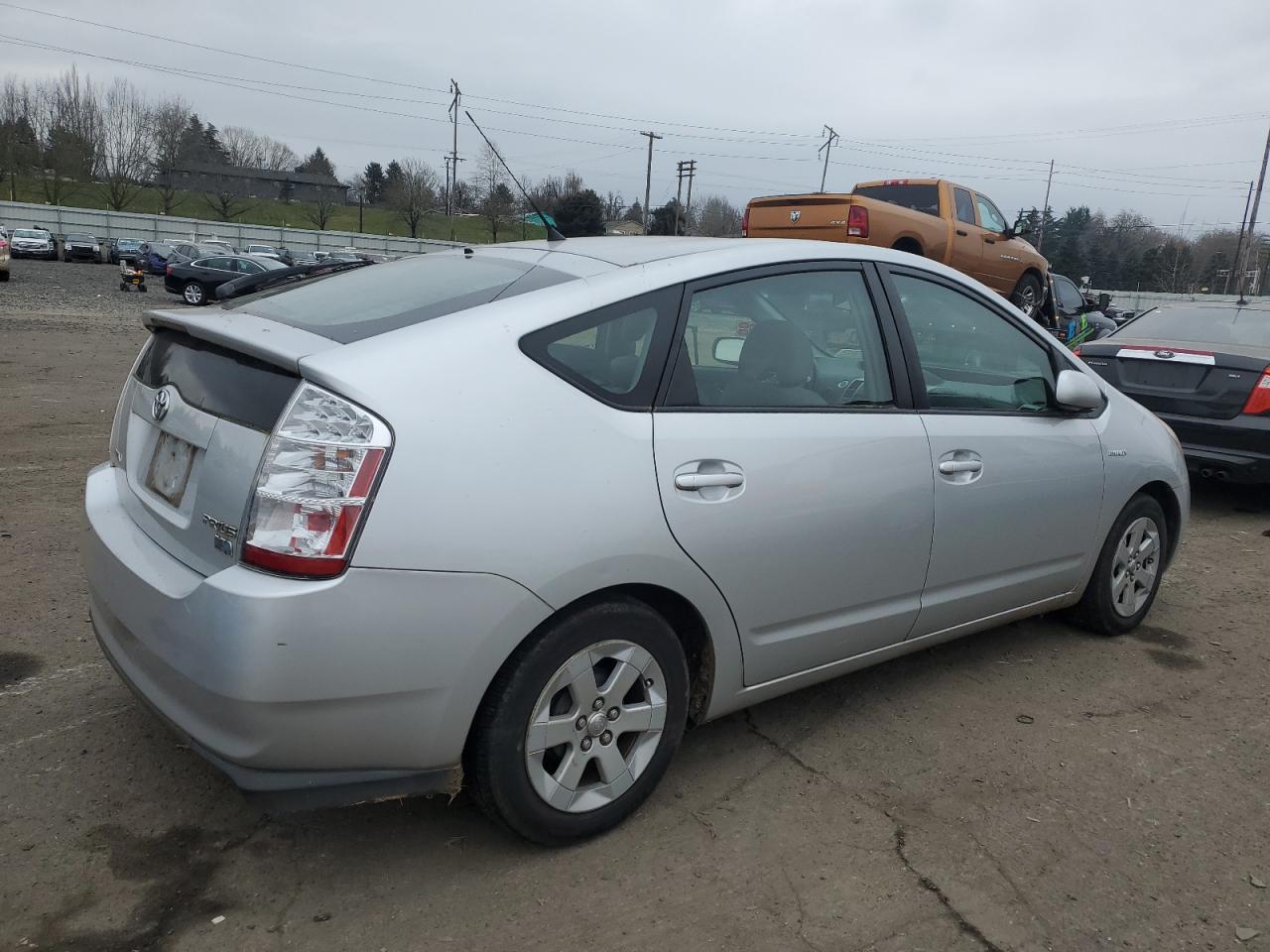 2007 Toyota Prius VIN JTDKB20U377616004 Copart auction photo, mechanical damage thumbnail 3