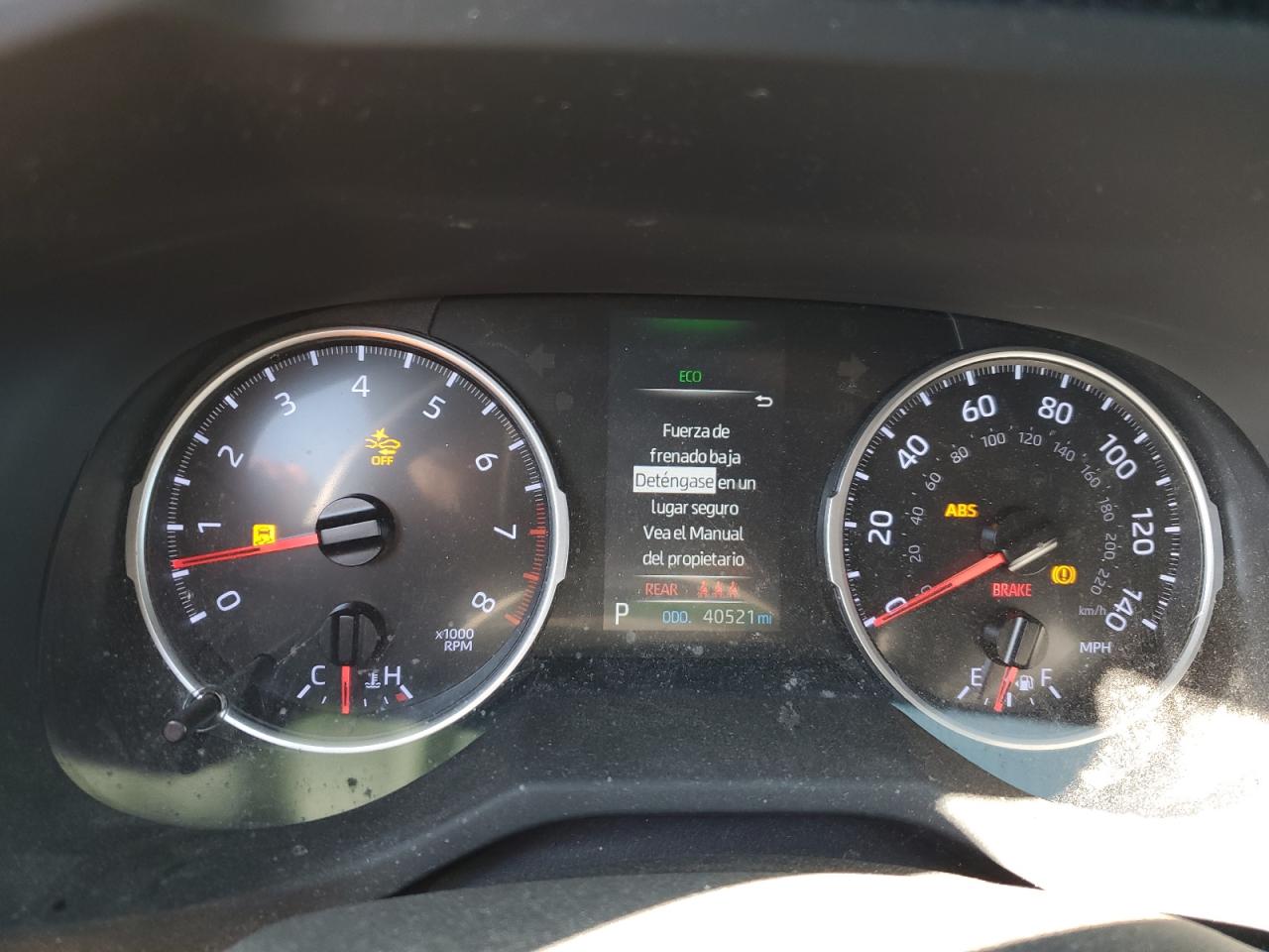 2019 Toyota RAV 4 VIN JTMF1RFV0KD034210 Copart auction photo, front end / side damage thumbnail 9