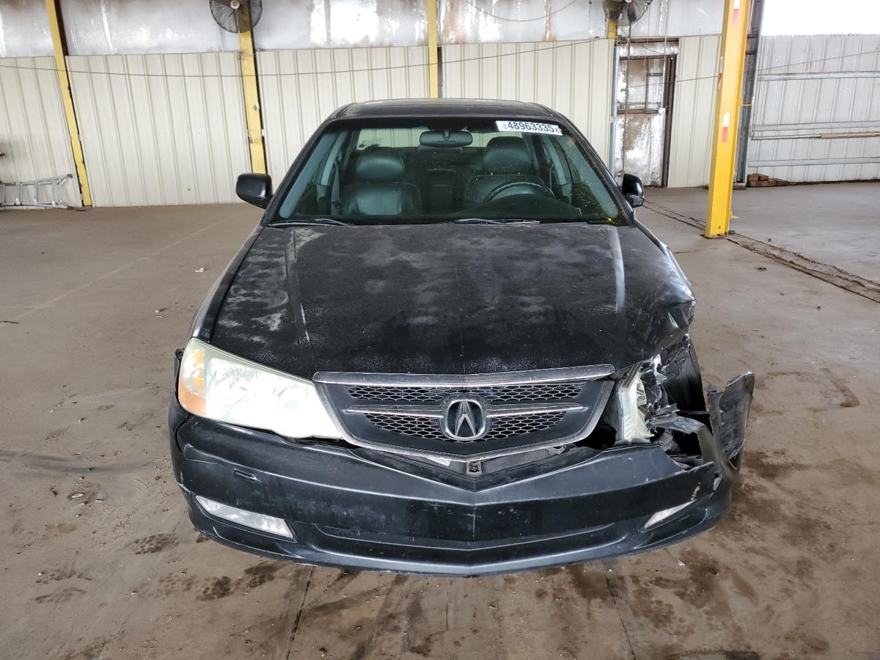 2002 Acura TL VIN 19UUA56602A009500 Copart auction photo, front end / side damage thumbnail 5