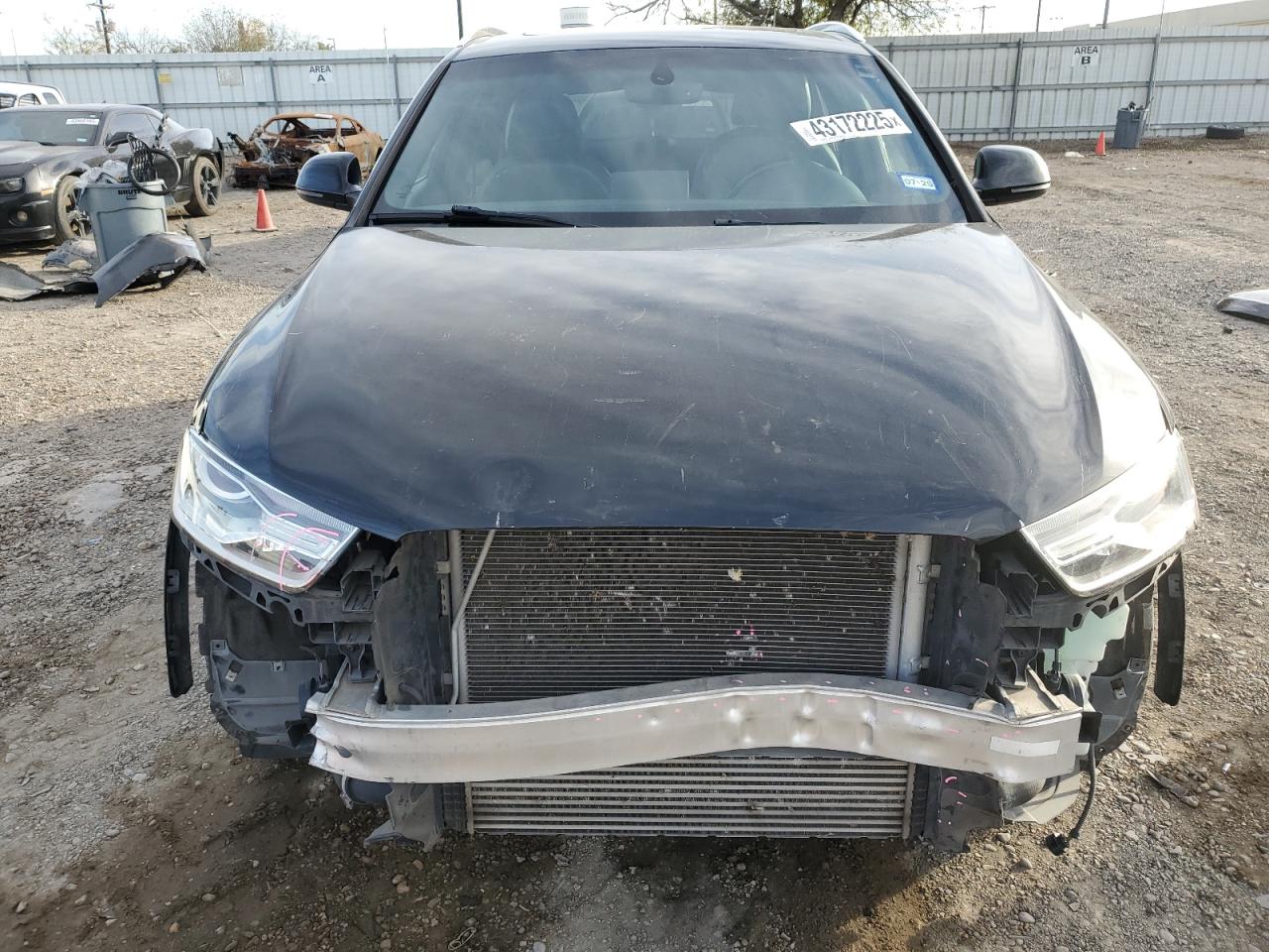 2017 Audi Q3 VIN WA1HCCFS9HR010273 Copart auction photo, front end / minor dent/scratches damage thumbnail 5