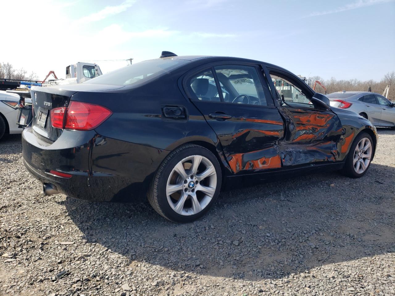 2013 BMW 3er VIN WBA3B9G58DNR89894 Copart auction photo, side damage thumbnail 3
