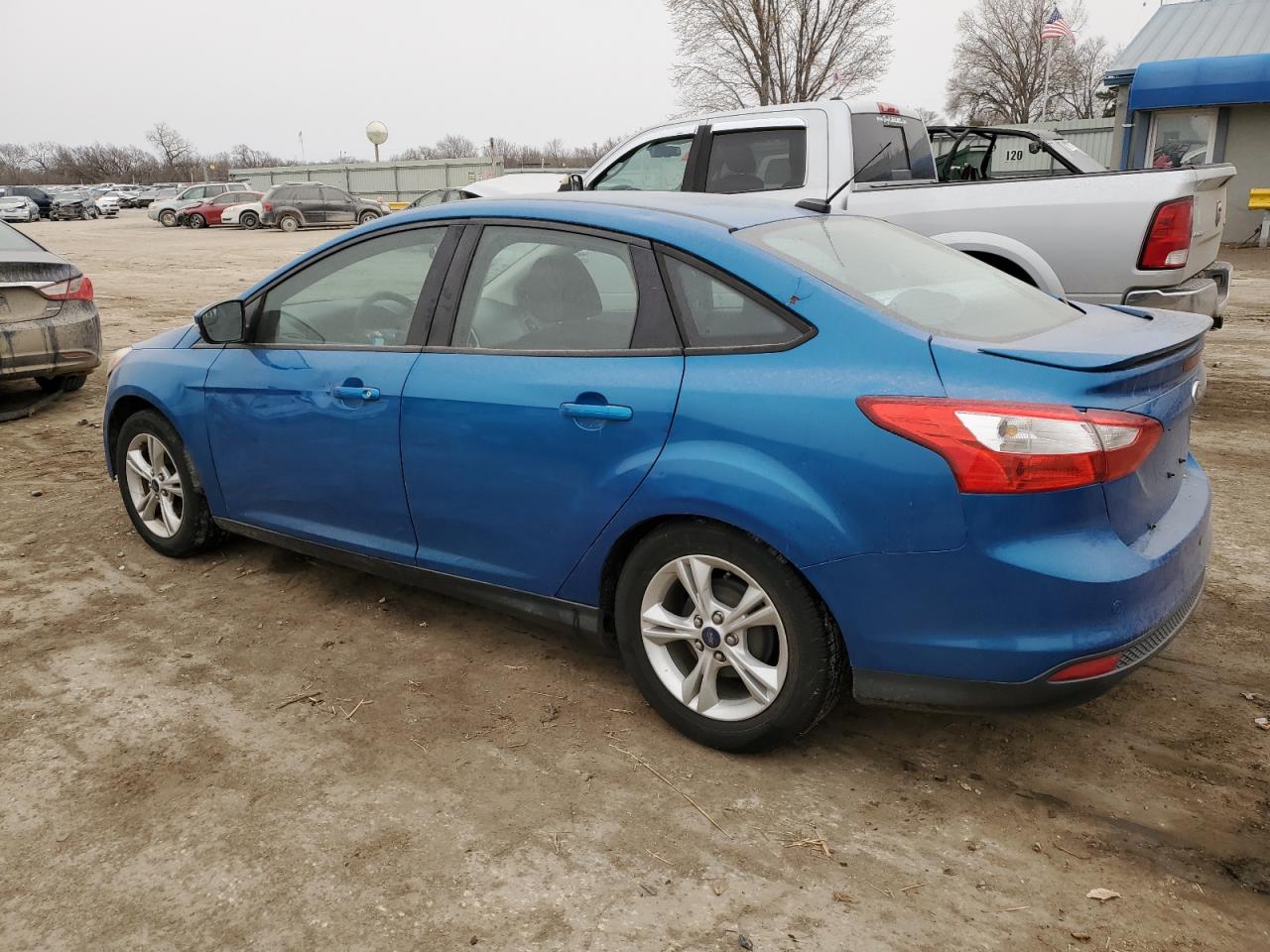 2014 Ford Focus VIN 1FADP3F24EL406933 Copart auction photo, rear end damage thumbnail 2
