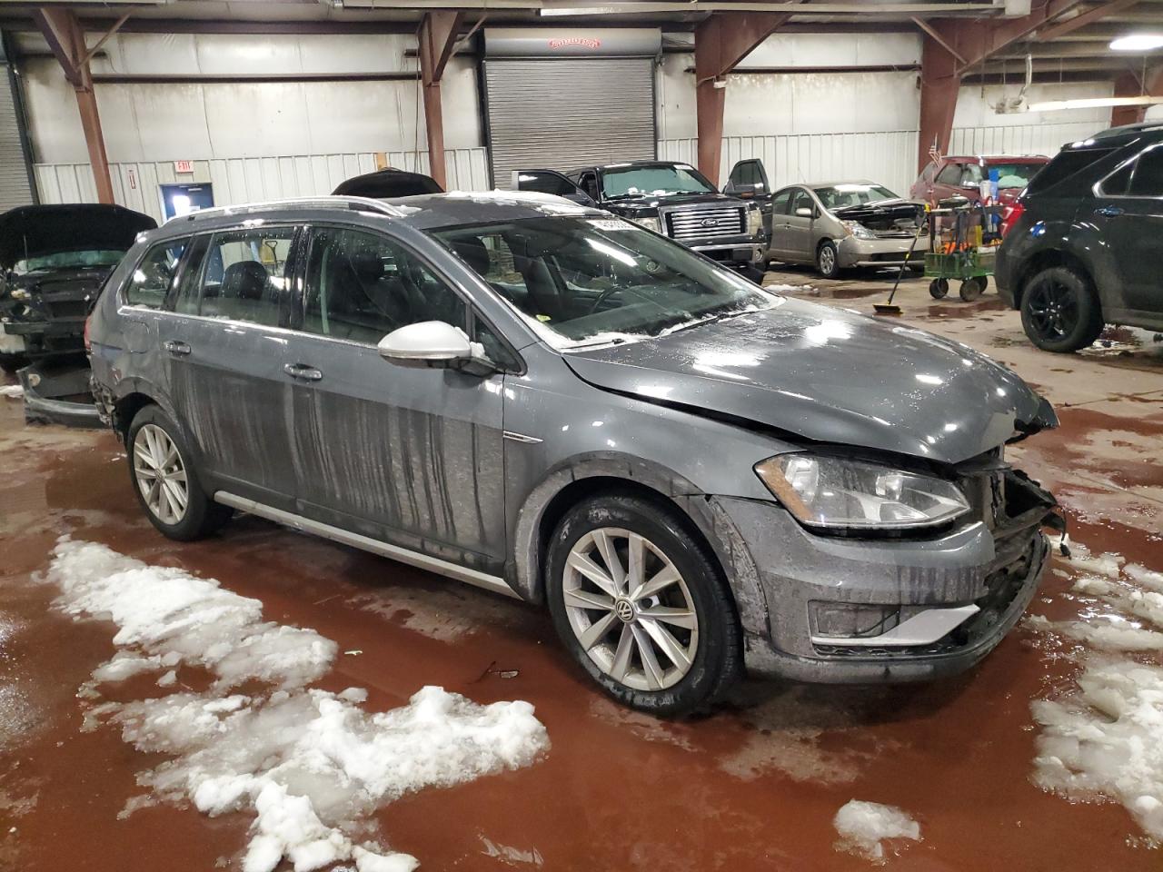 2017 Volkswagen Golf VIN 3VWH17AU9HM516177 Copart auction photo, rear end / front end damage thumbnail 4