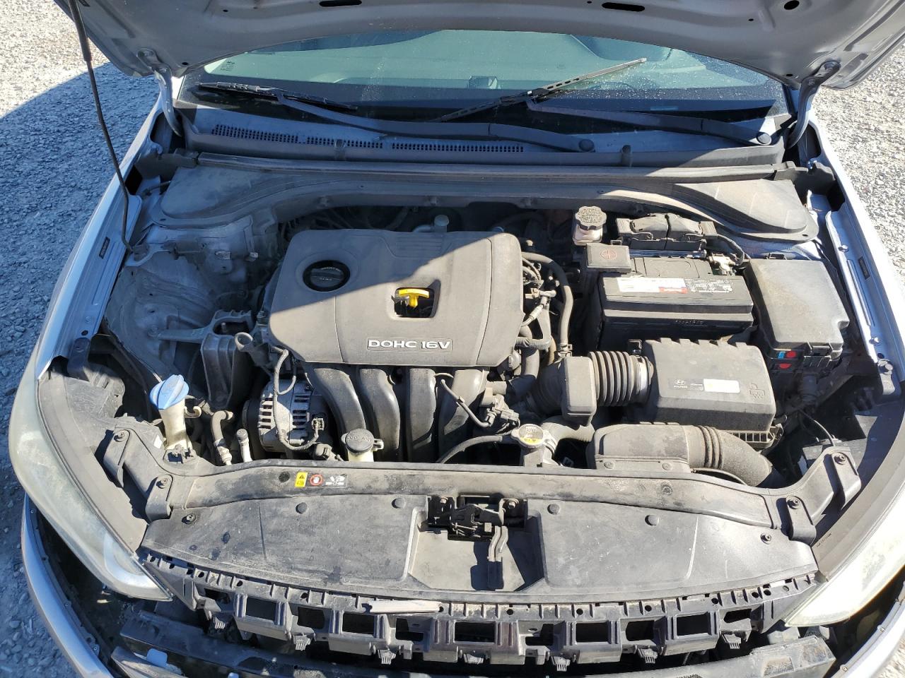 2017 Hyundai Elantra VIN 5NPD74LF6HH141500 Copart auction photo, front end / rear end damage thumbnail 13