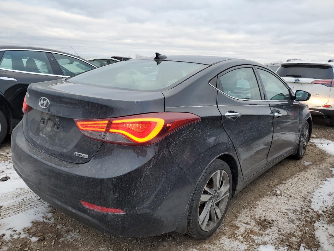 2016 Hyundai Elantra VIN 5NPDH4AE8GH781794 Copart auction photo, front end damage thumbnail 3