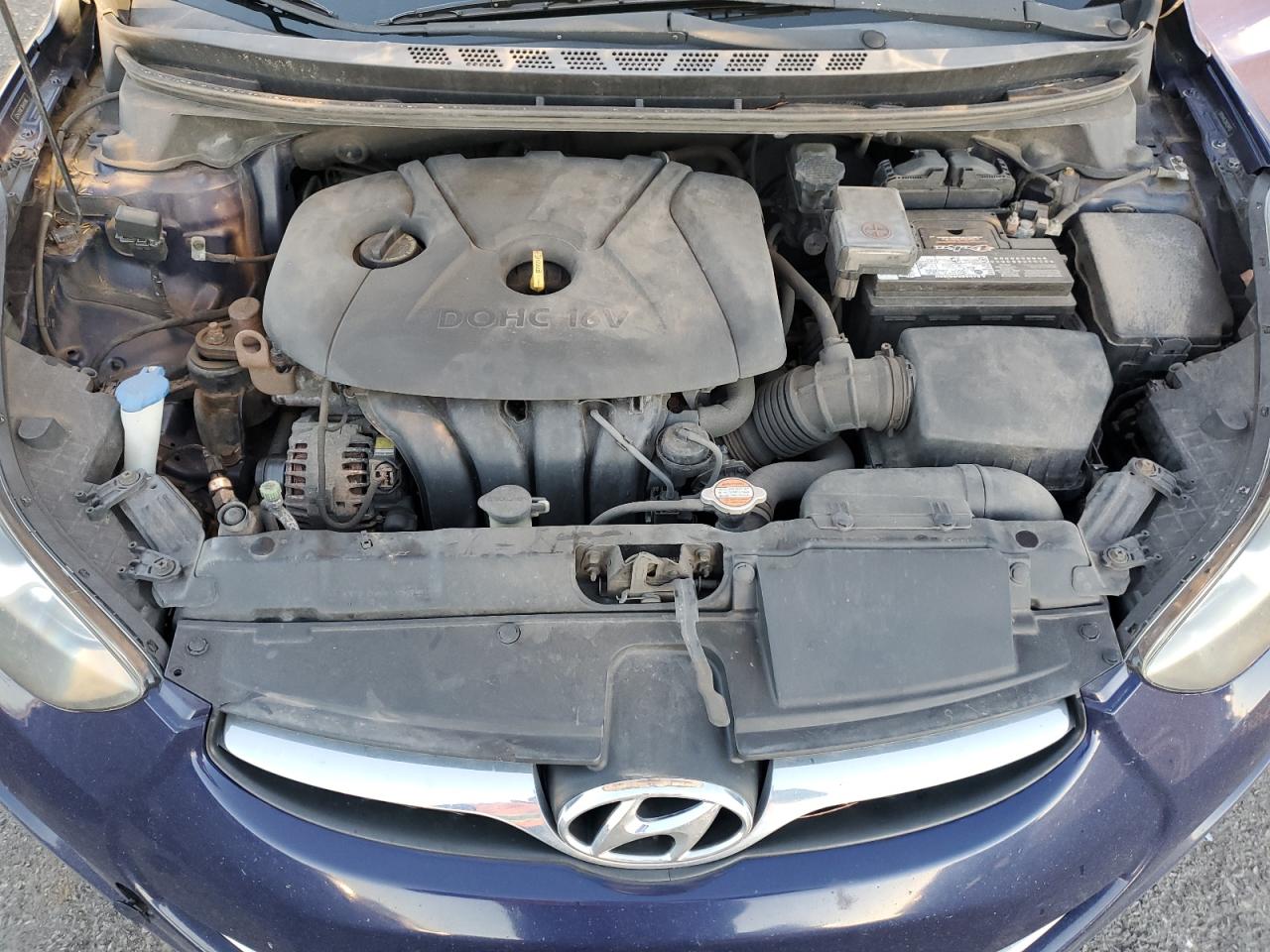 2011 Hyundai Elantra VIN 5NPDH4AE3BH034452 Copart auction photo, front end damage thumbnail 12