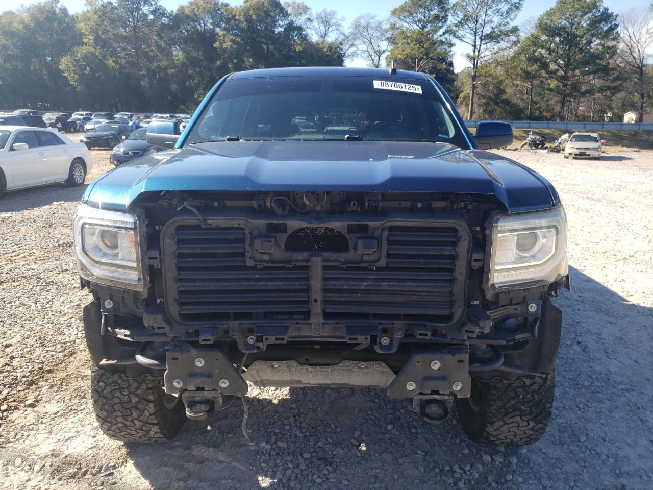 2017 GMC Sierra VIN 3GTP1MEC3HG486137 Copart auction photo, front end / rear end damage thumbnail 5